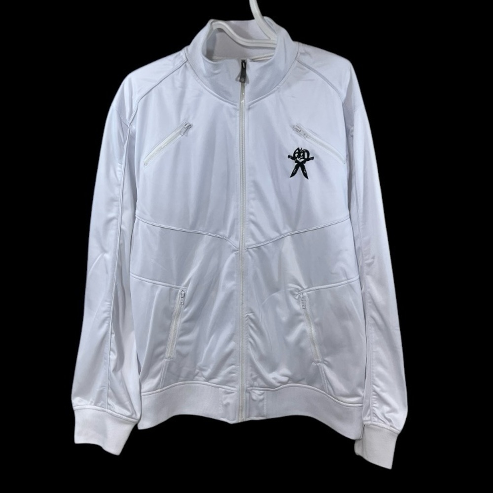 Artful Dodger Men’s XXXL White Zip Up Track Jacket NEW With Tags 3XL